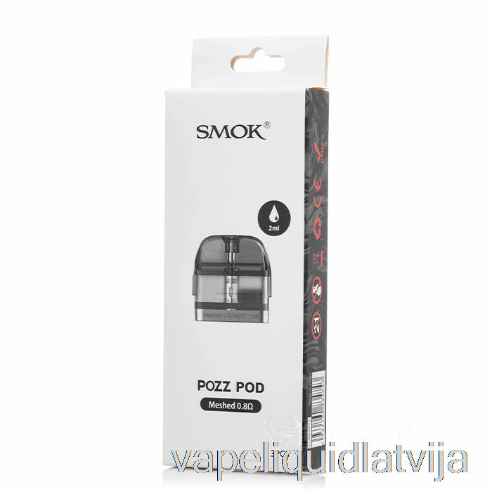 Smok Pozz Nomaiņas Pods 0.8ohm Pozz Meshed Pods Vape šķidrums